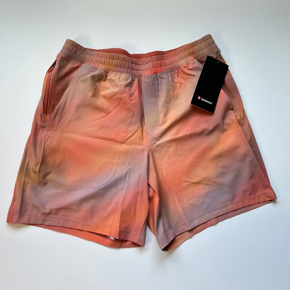 Lululemon Pace Breaker Short 7" LL Mens XXL Chroma Dye Multi LM7B81S NWT